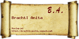 Brachtl Anita névjegykártya